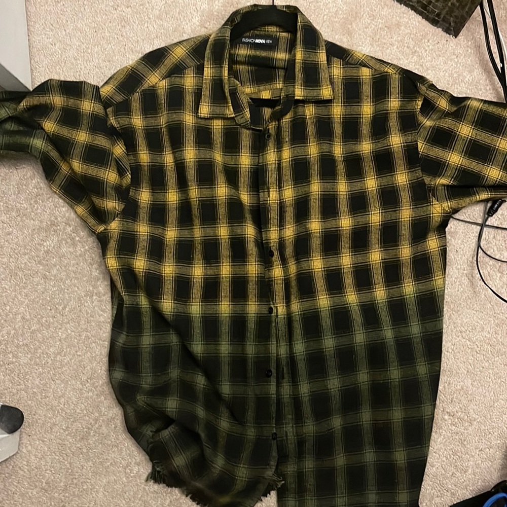 Fashion nova mens flannel